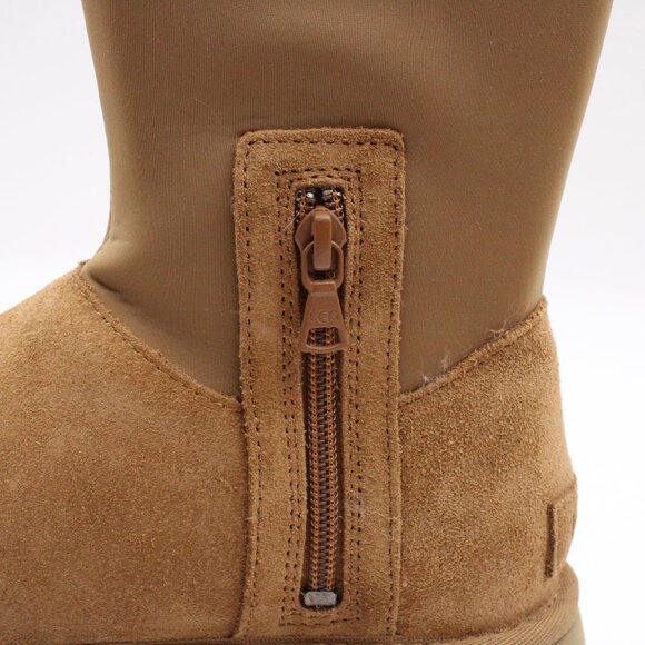 NIDB UGG Classic Dipper Platform Boots with Neoprene Shaft in Chestnut US Size 7 - Picture 12 of 16